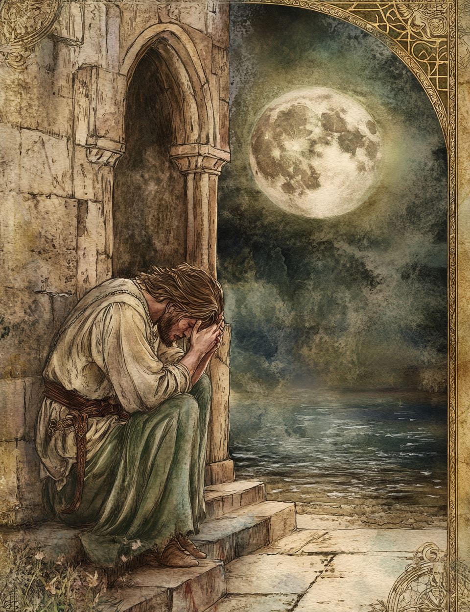 Midjourney V 6.1 Prompts for DUAL Tristan and Isolde Junk Journal