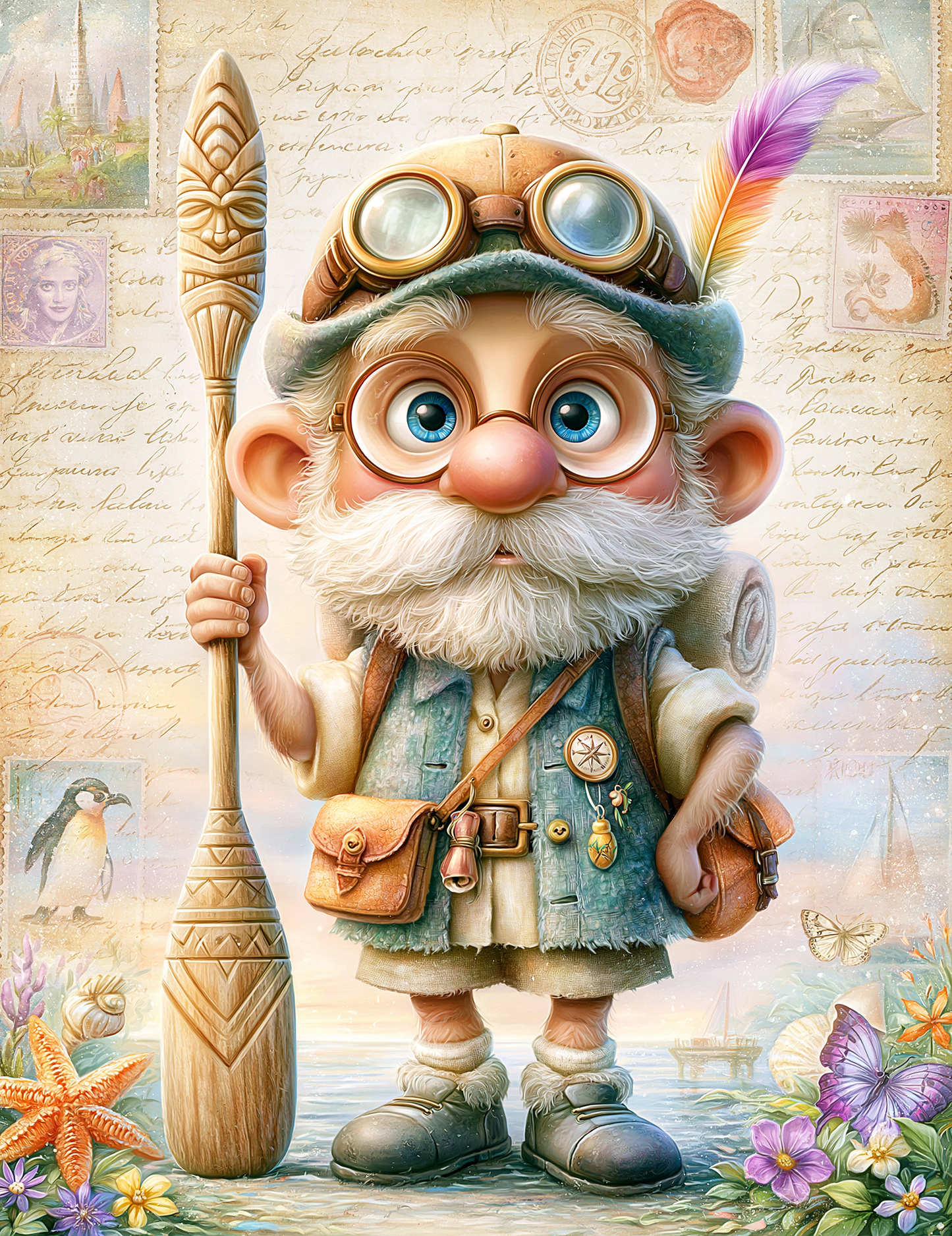 Midjourney V 8.1 Prompts for DUAL Wayfinder of the Pacific Tides Journal Kit