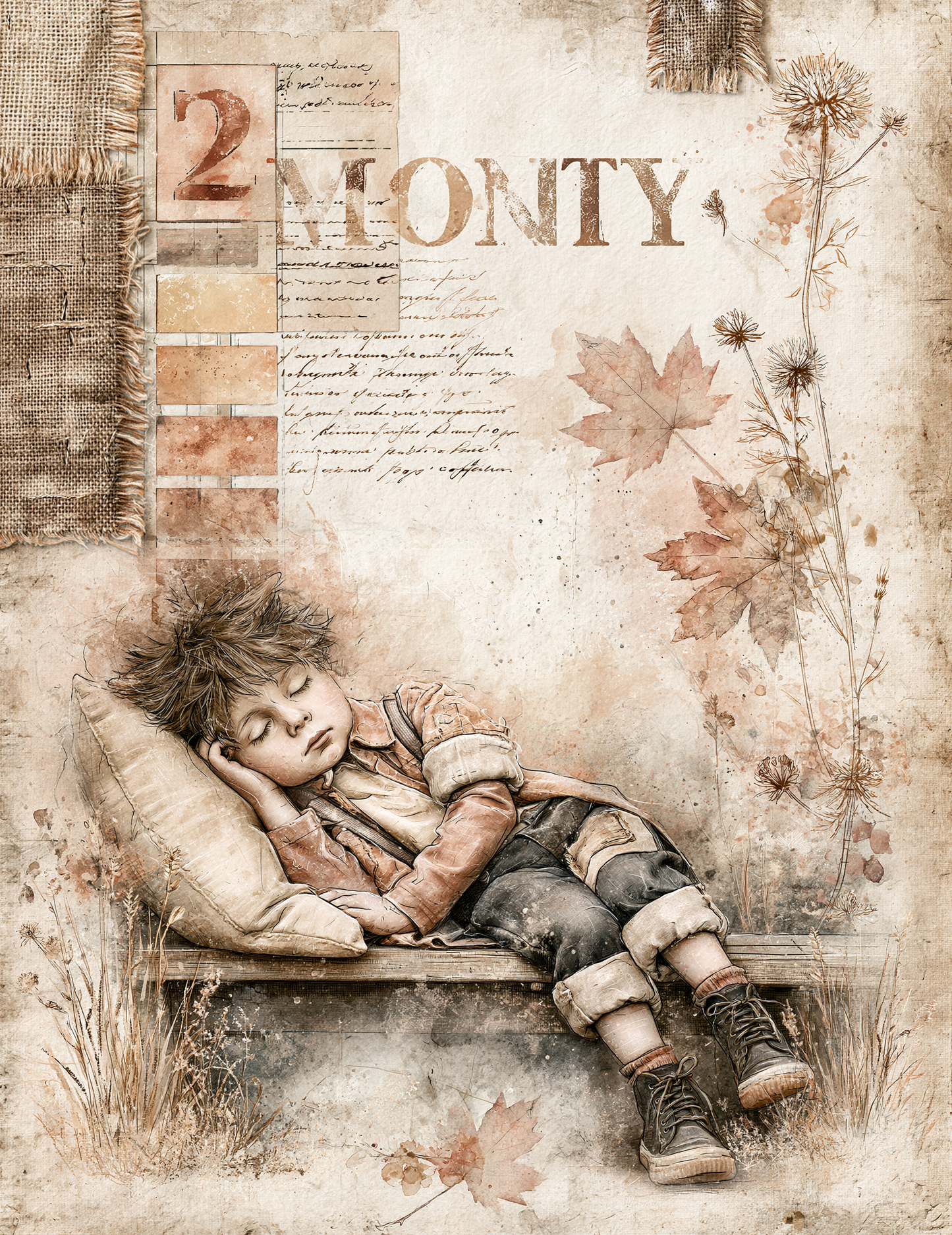 Midjourney V 8.1 Prompts for DUAL Welcome Romantic Fall Pages