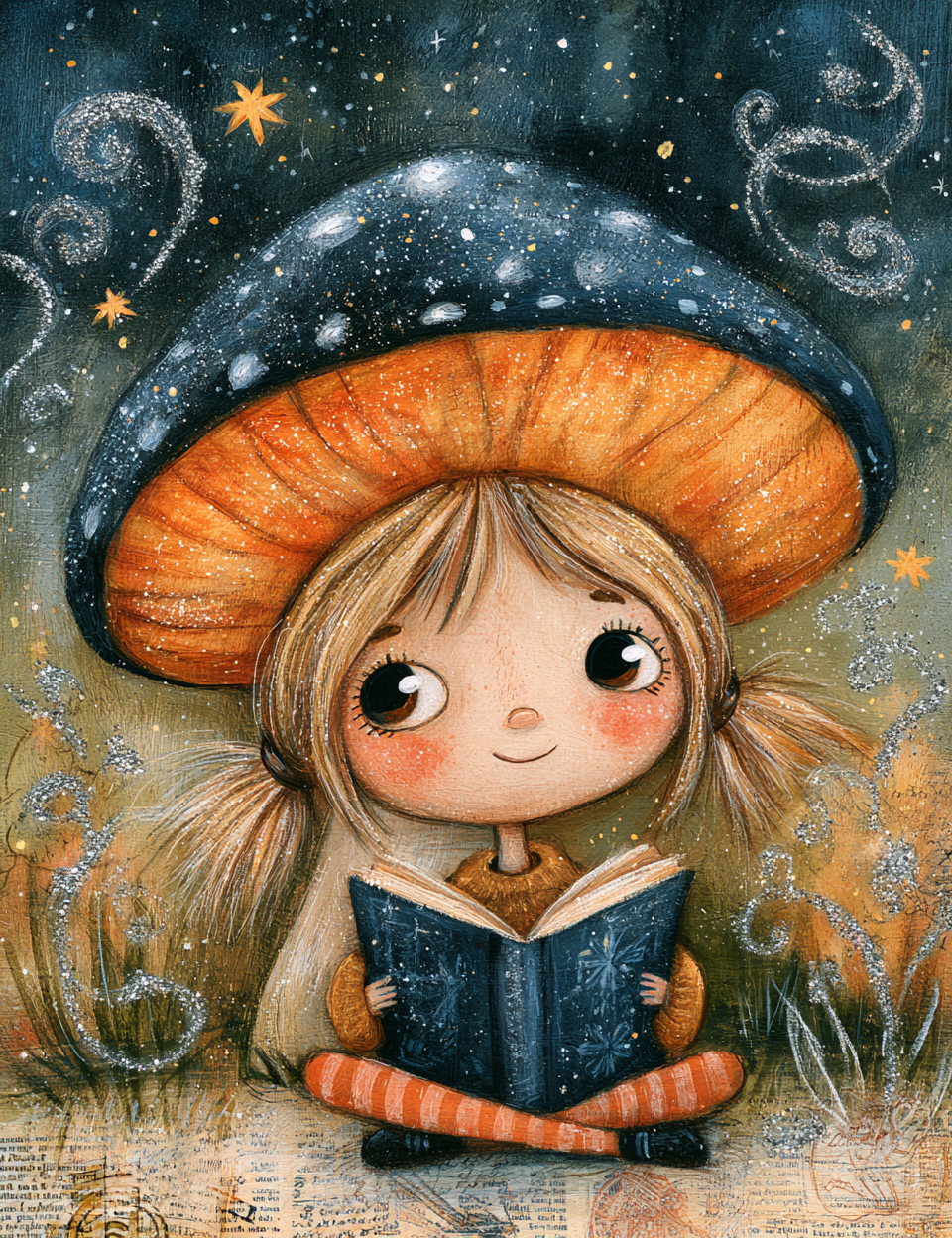 Midjourney V 8.2 Prompts for DUAL Whimsical Realm Printable Pages