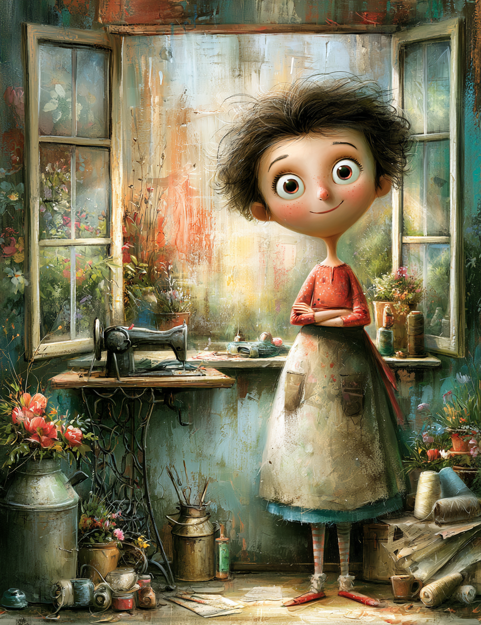 Midjourney V 8.1 Prompts for DUAL Whimsical Shabby Chic Adorable Kit