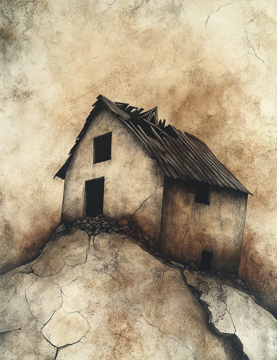 Midjourney V 6.1 Prompts for Dead Houses Junk Journal Kit