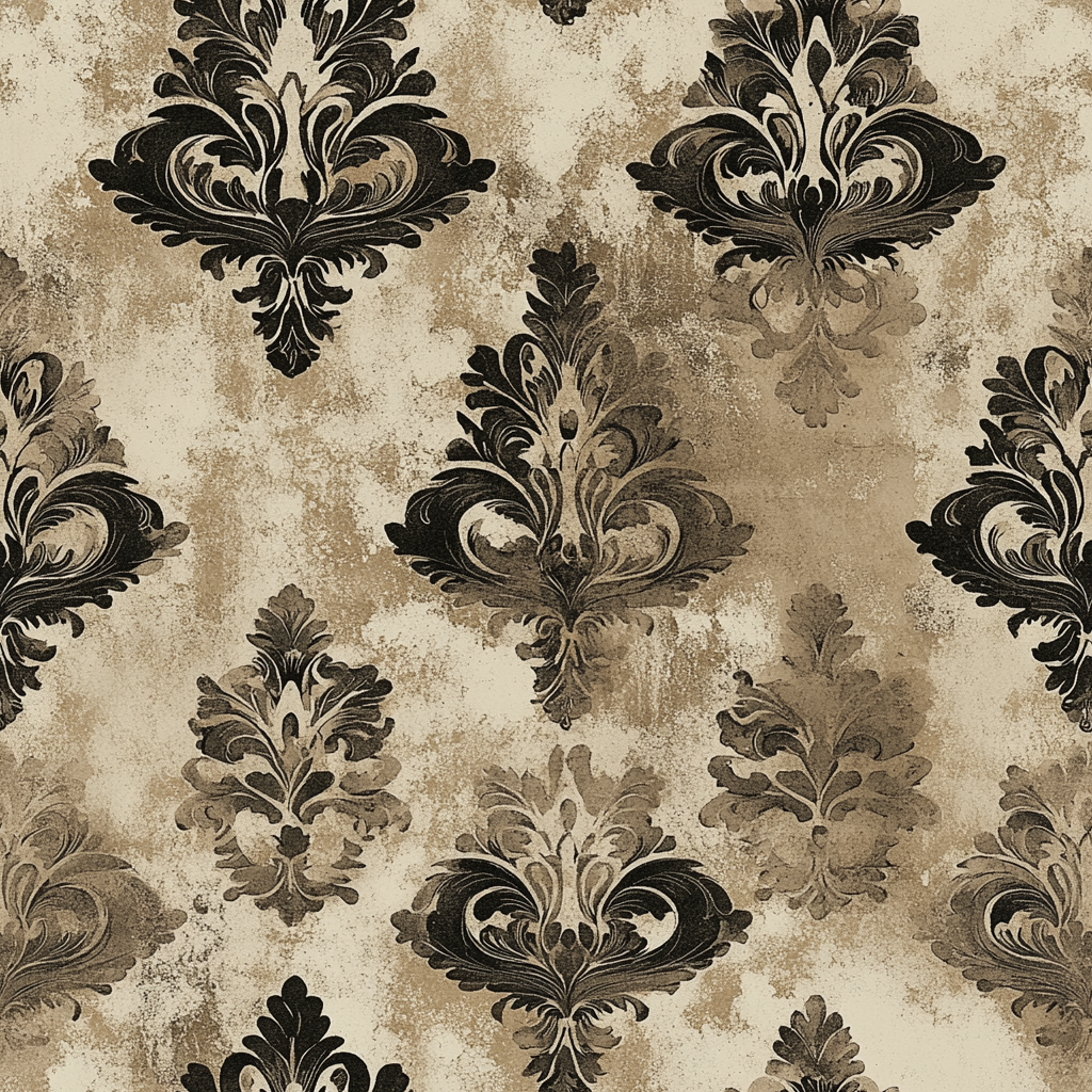 damasks distressed patterns