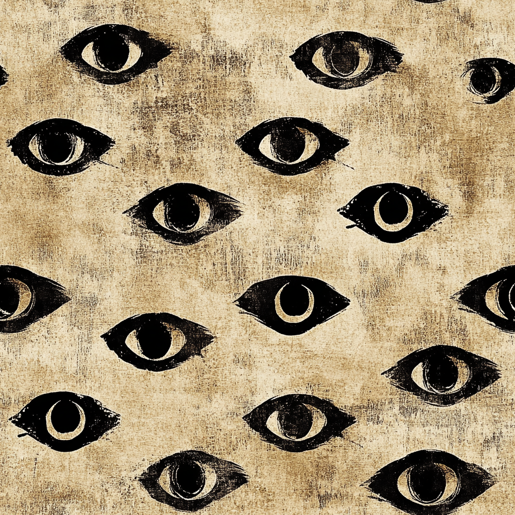 spooky eyes seamless papers