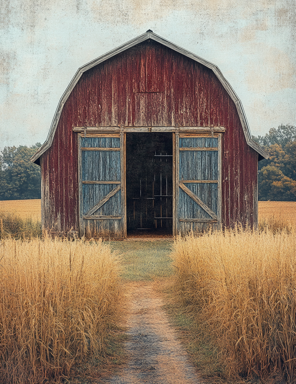 Midjourney V 6.1 Prompts for Dream Riding Stable Junk Journal