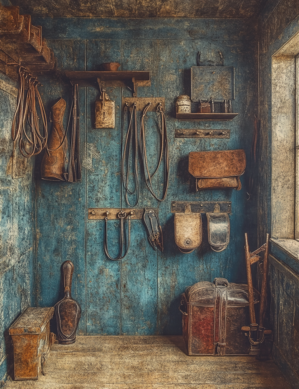 Midjourney V 6.1 Prompts for Dream Riding Stable Junk Journal