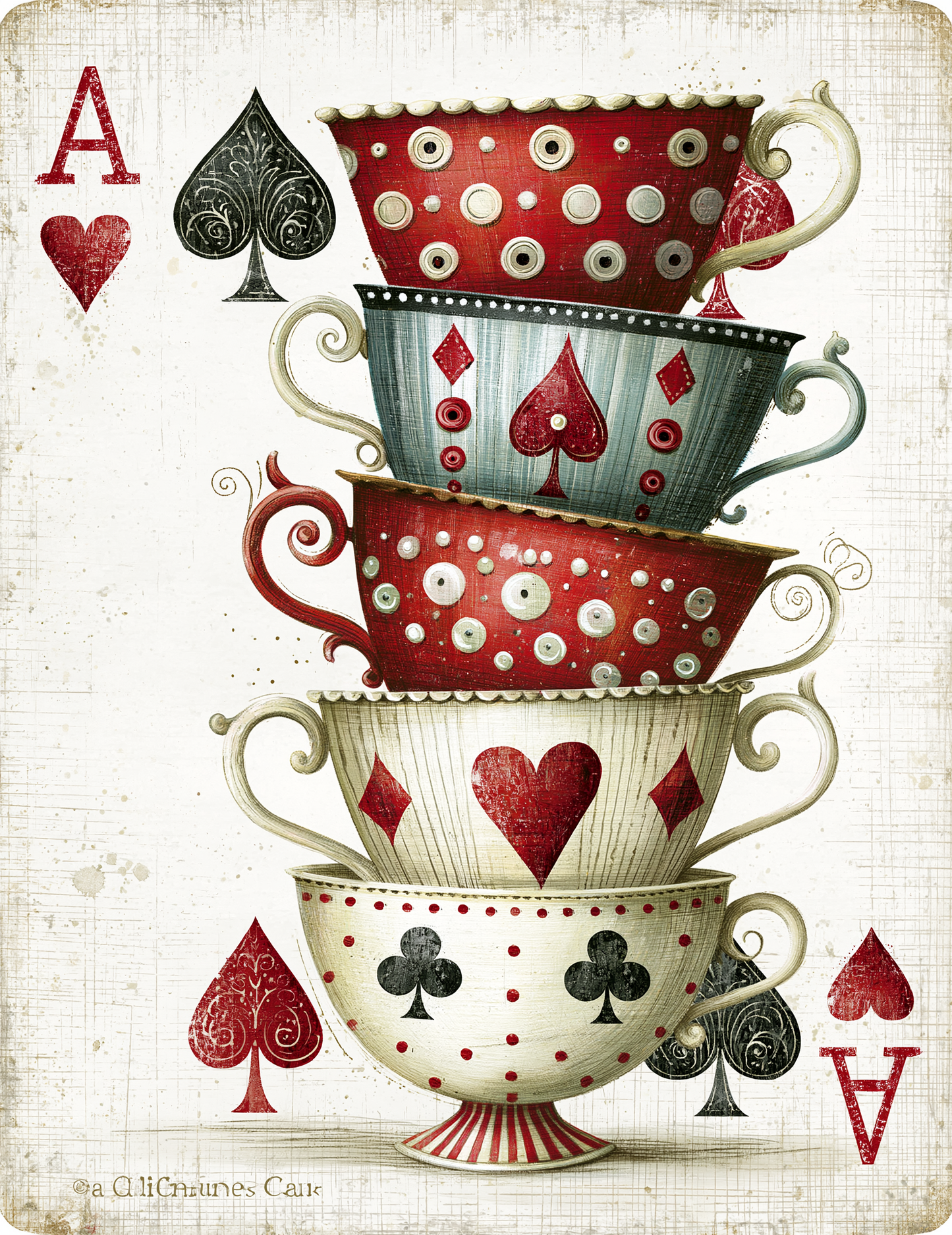 Midjourney V 8.1 Prompts for DUAL Alice in Wonderland Poker Pages