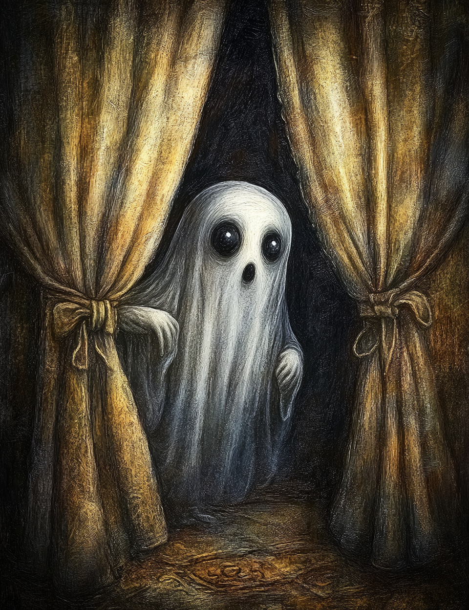 Midjourney V 6.1 Prompts for DUAL Ghost and Monsters Pages and Cards