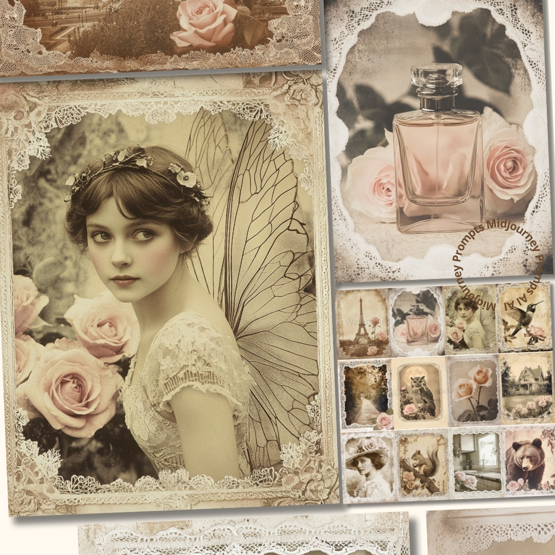 Midjourney Guide PDF for Romantic Victorian Vintage Photography