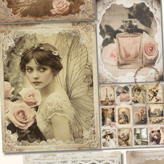 Midjourney Guide PDF for Romantic Victorian Vintage Photography