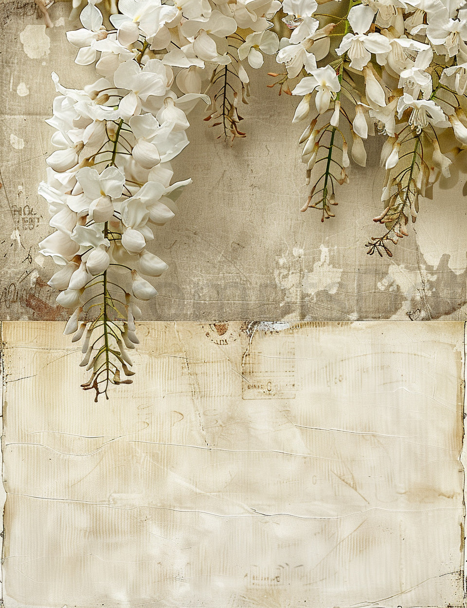 wisteria plant Floral Junk Journals Papers