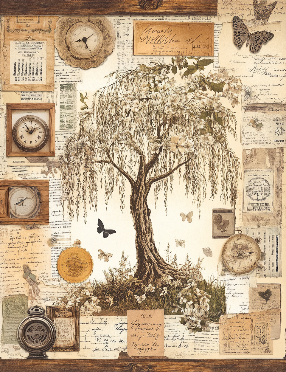 Midjourney V 6.1 Prompts for Ephemera Time Neutral Collection