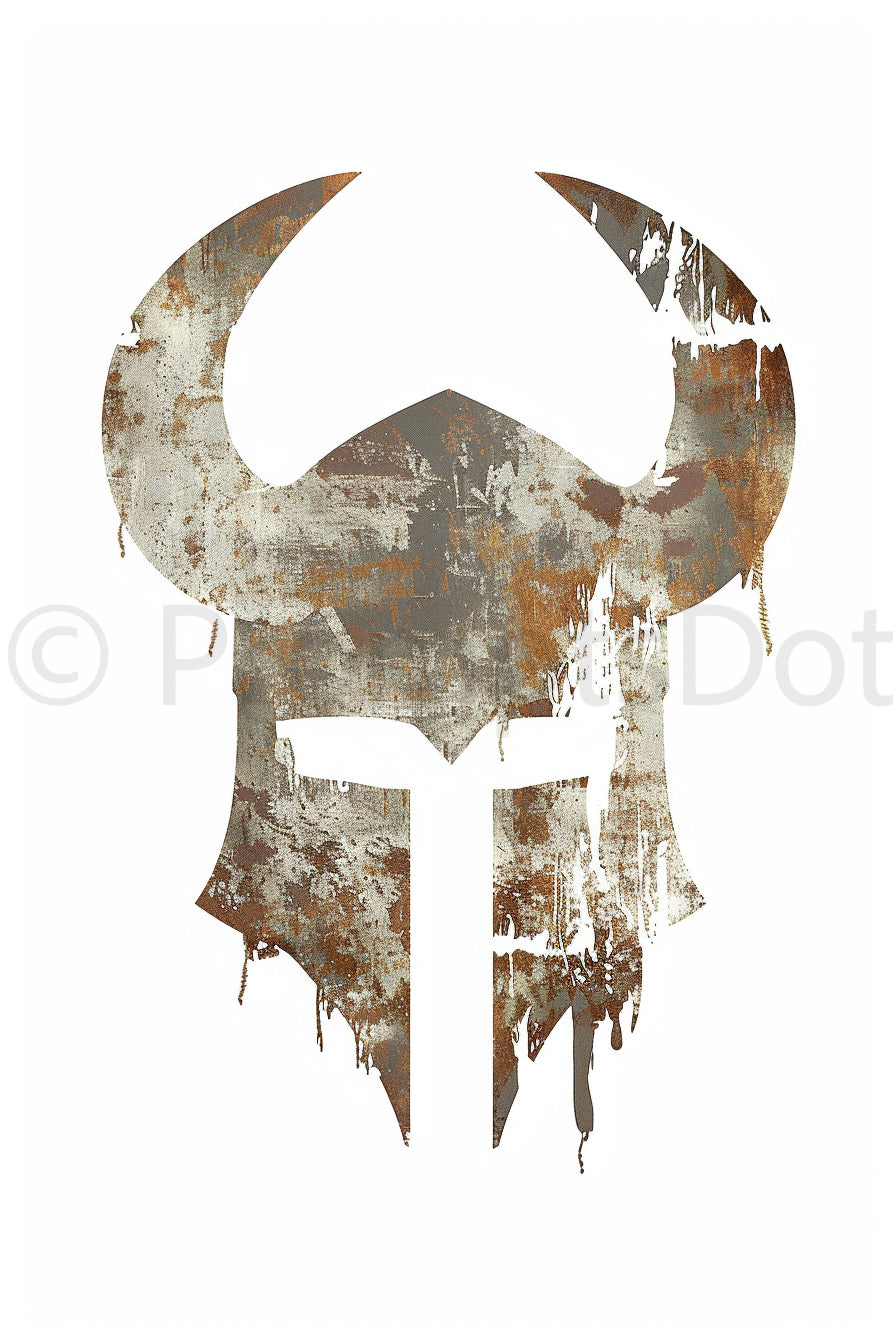 viking helm Epic Minimalist Tshirt Design