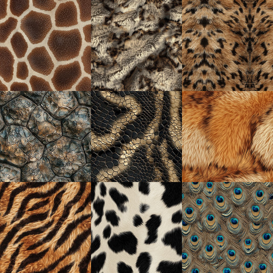 Midjourney Prompts For Faux Animal Print Seamless Patterns