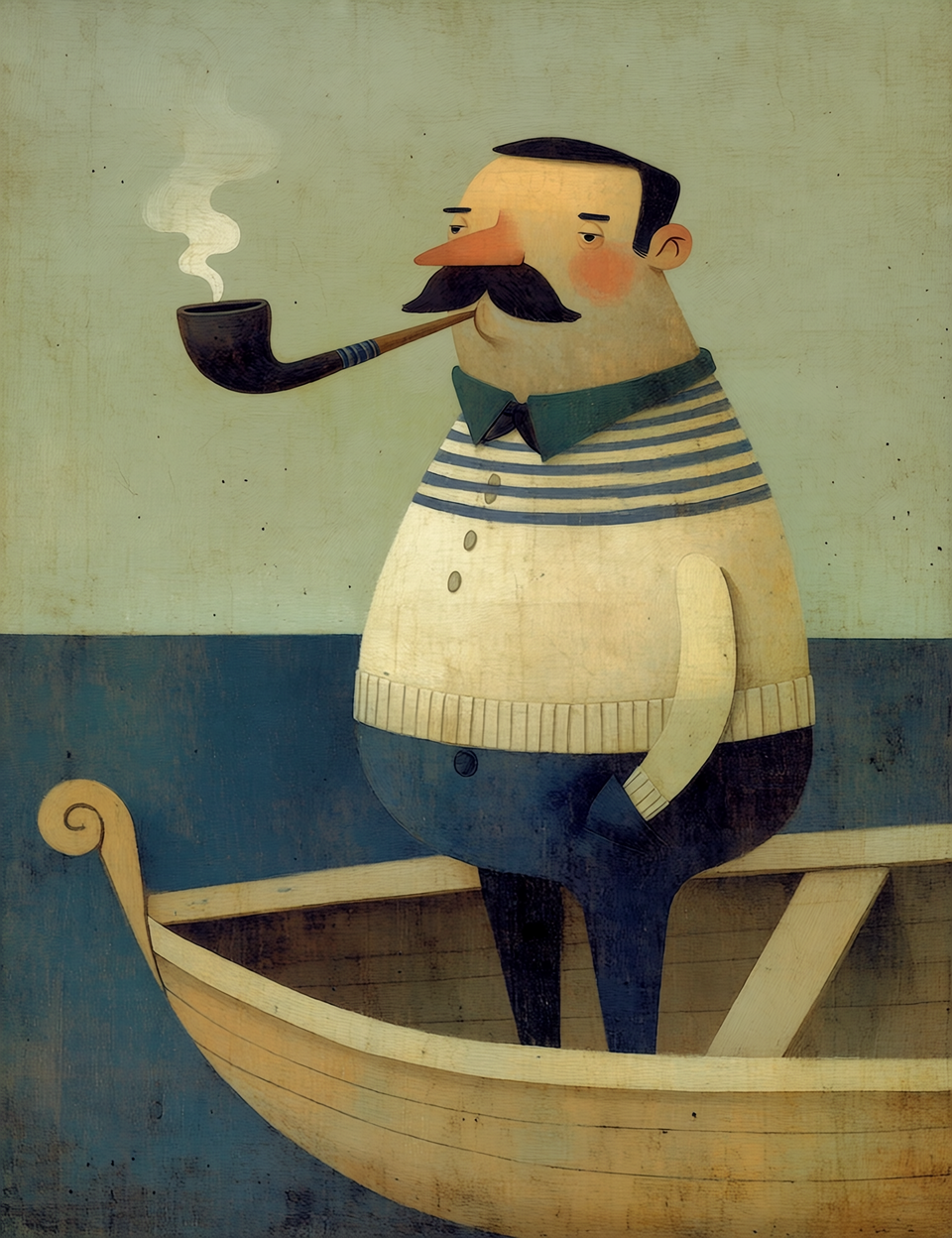 Midjourney NIJI Prompts for Vintage Fisherman Tales Ephemera Pages