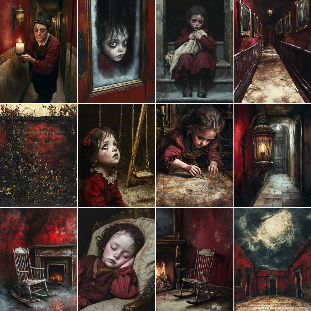 Midjourney V 6.1 Prompts for Forgotten Orphanage Junk Journals