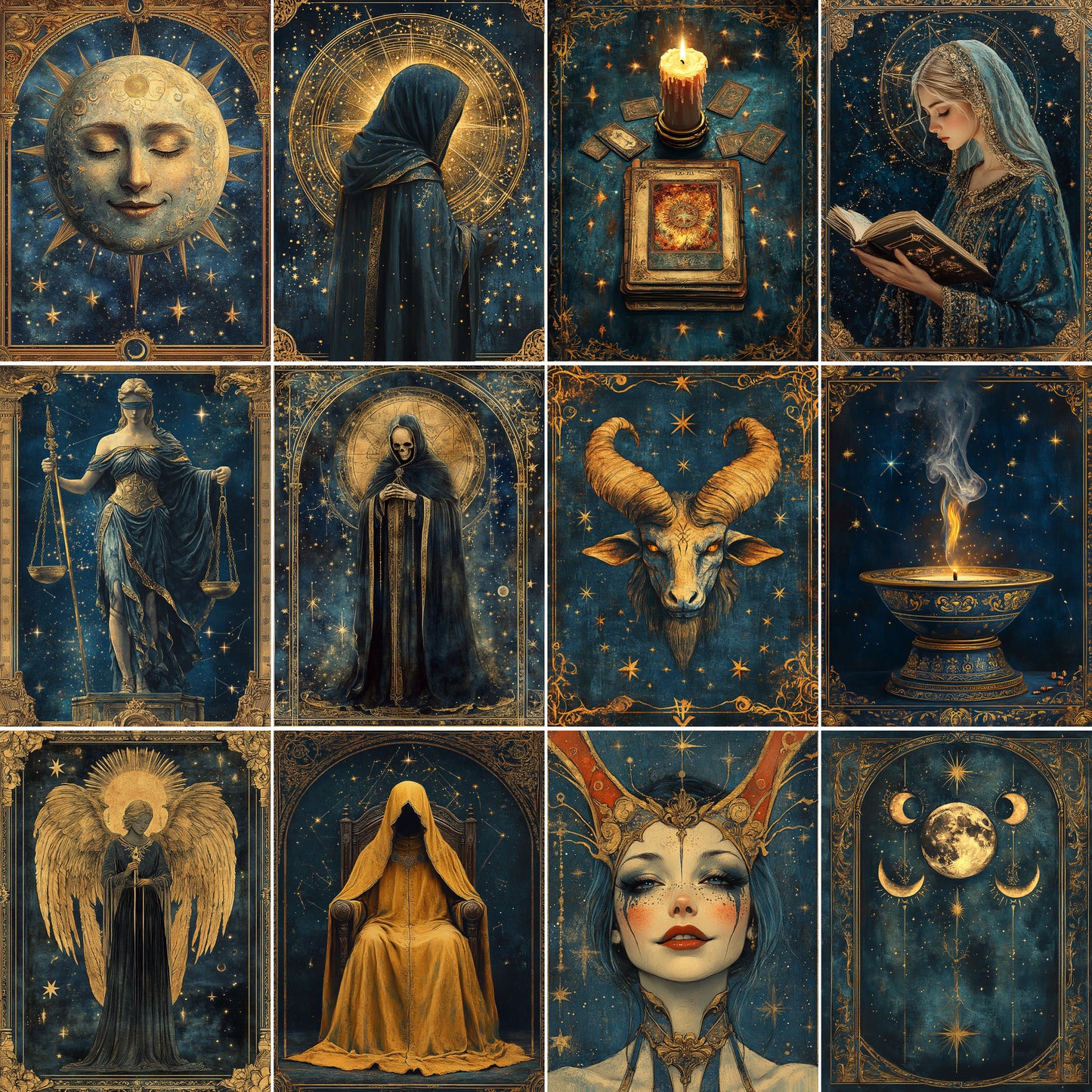 Midjourney Prompts for Fortune Teller Mystical Ephemera
