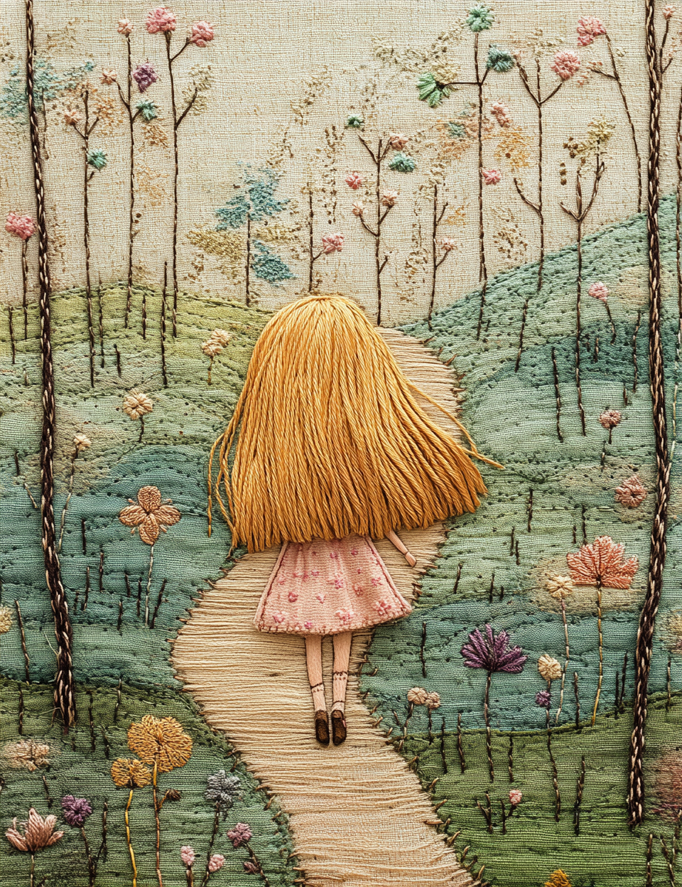 Midjourney V 6.1 Prompts for Golden Hair Cozy Cottage Storybook