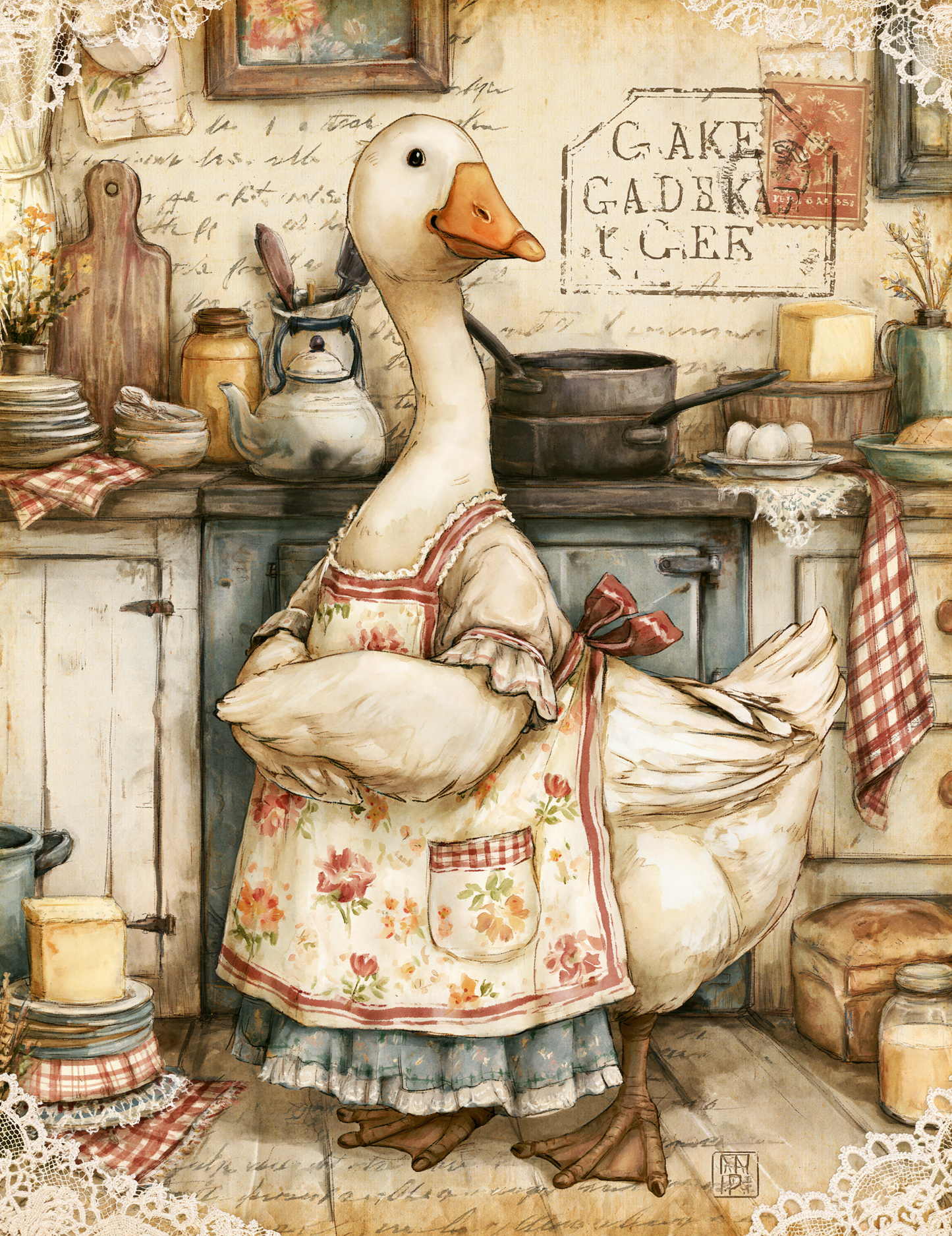 Midjourney V 8.1 Prompts for Goose Mom Printable Pages