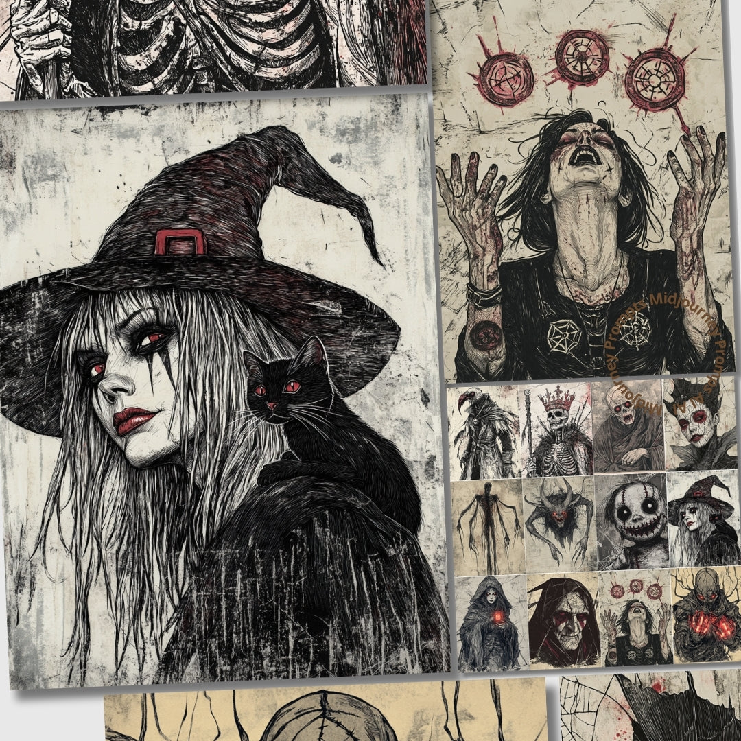 Midjourney V 6.1 Prompts for Gothic Creatures & Dark Legends