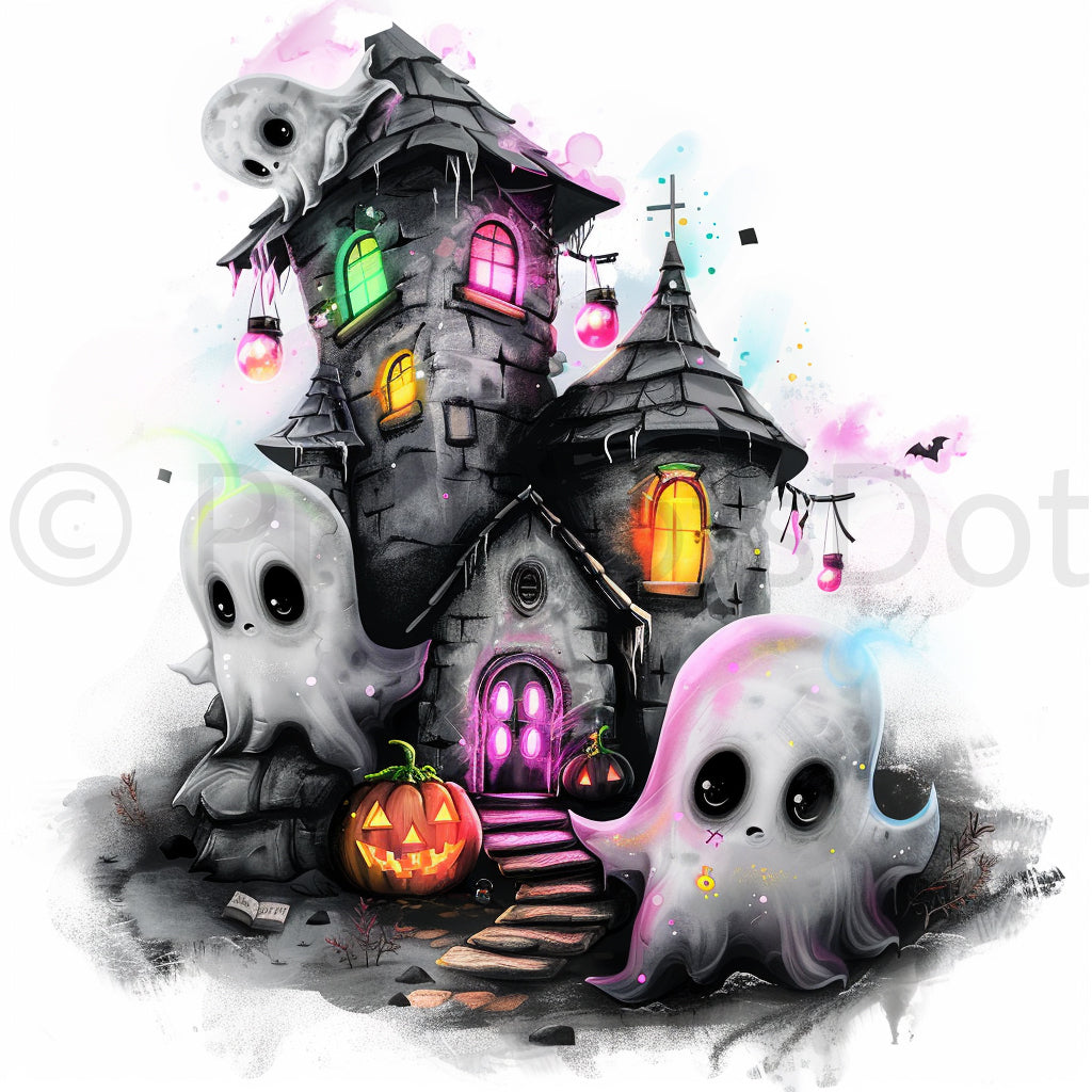 ghost in halloween Halloween Cliparts Halloween Tshirts Midjourney Prompts