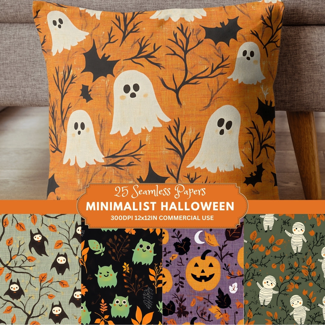 25 Halloween Seamless Papers