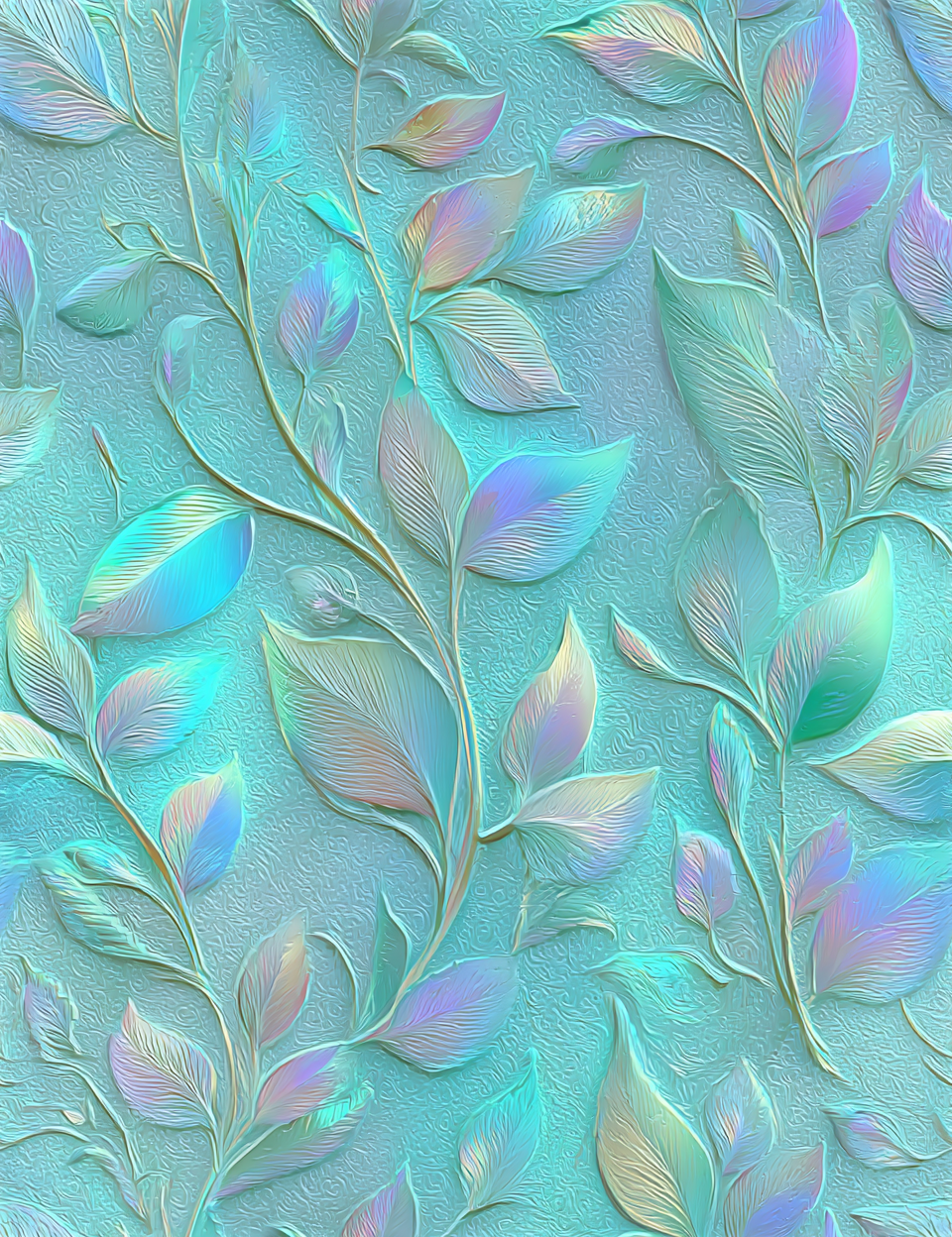 Midjourney V 7 Prompts for Icy Blue Seamless Pastel Patterns