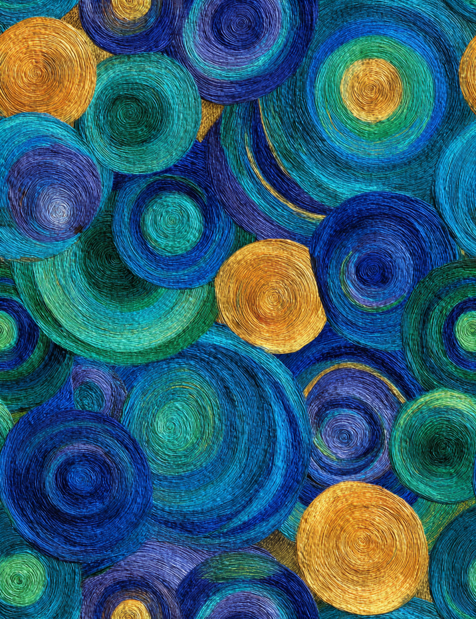 Midjourney V 7 Prompts for Impressionist  Blue Sky Seamless Patterns