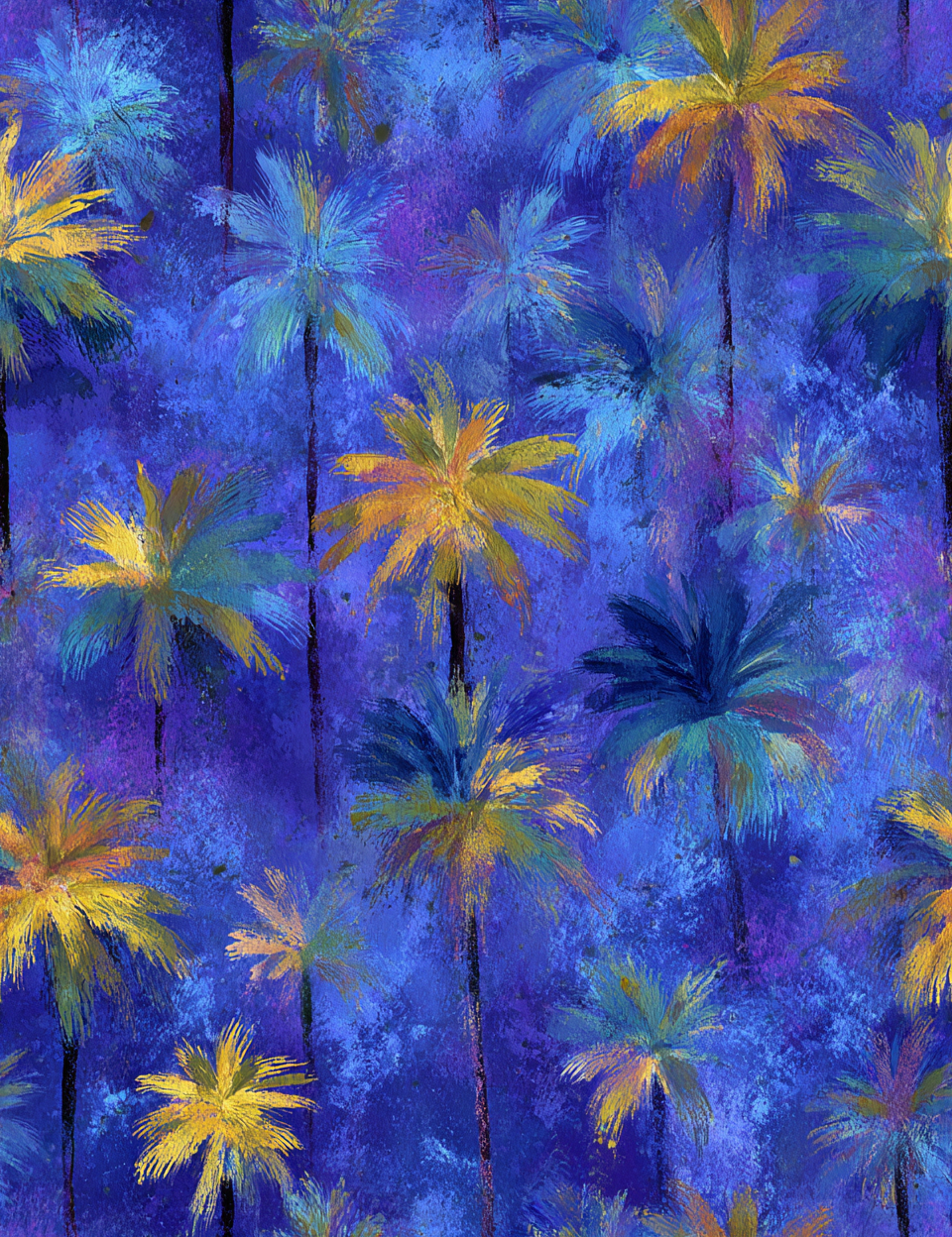 Midjourney V 7 Prompts for Impressionist  Blue Sky Seamless Patterns