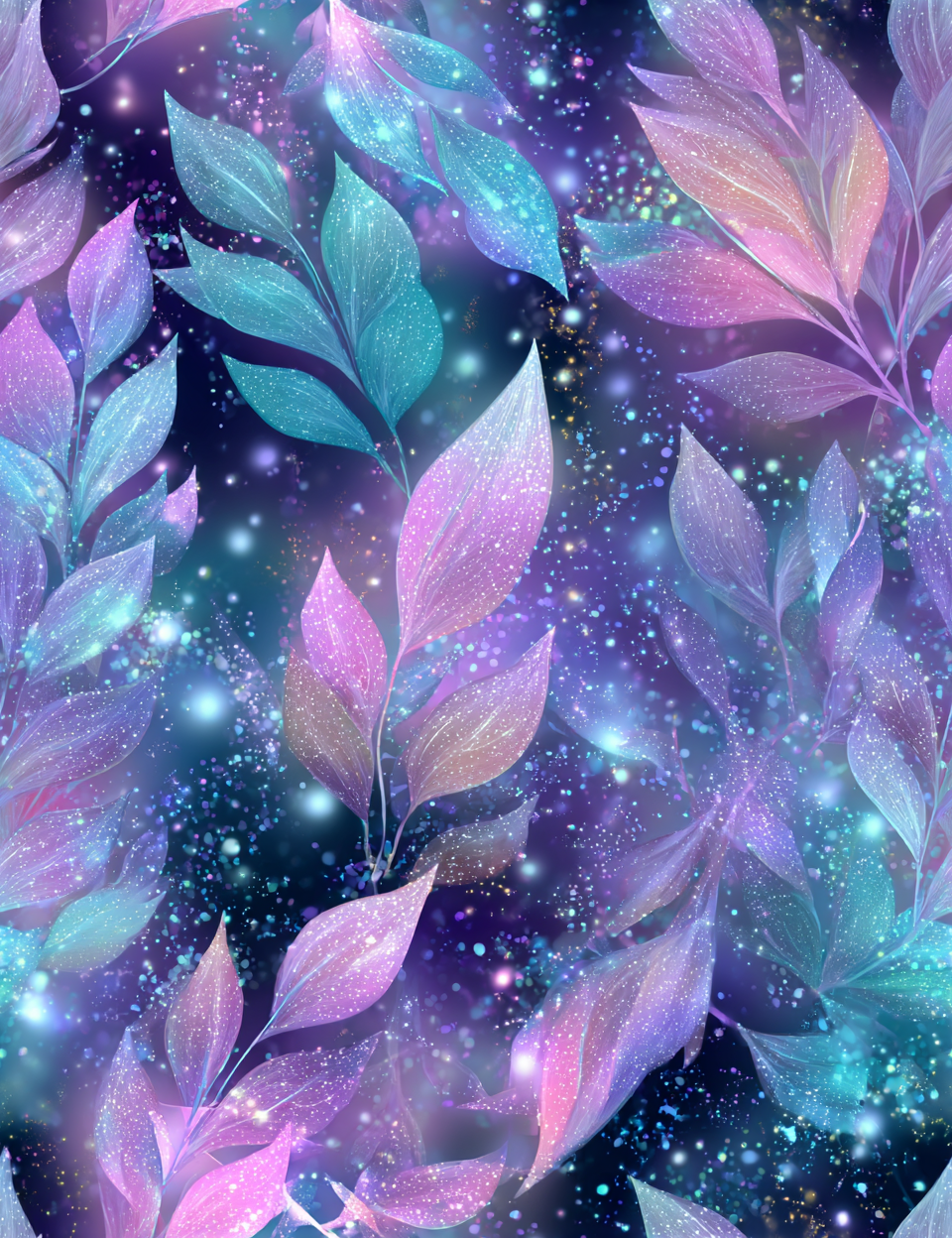 Midjourney V 7 Prompts for Iridescent Purple Seamless Pastel Patterns