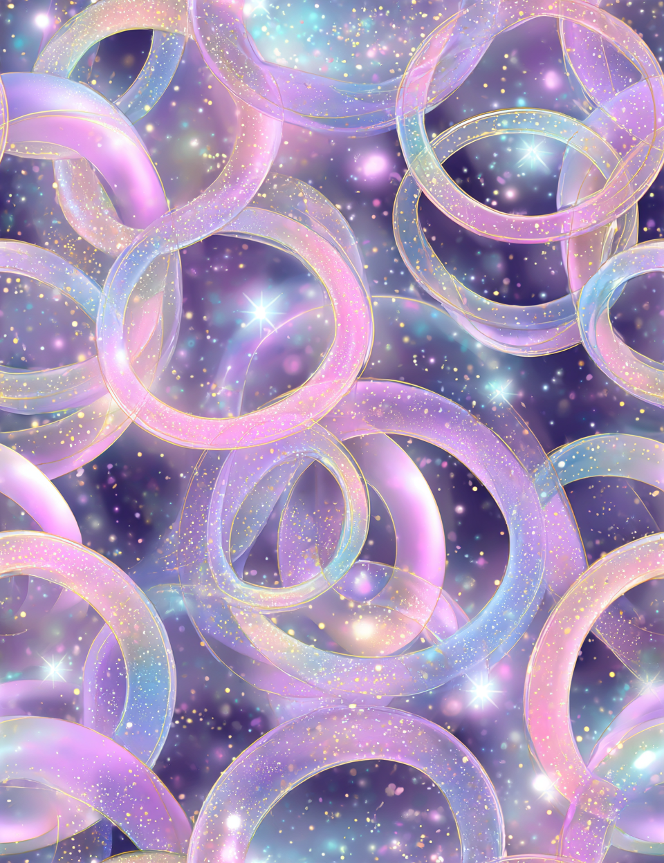 Midjourney V 7 Prompts for Iridescent Purple Seamless Pastel Patterns