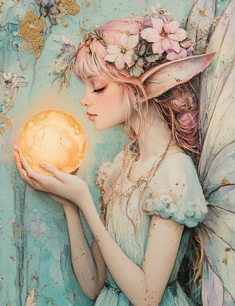 Midjourney V 6.1 Prompts for Land of Unicorns Junk Journal Pages