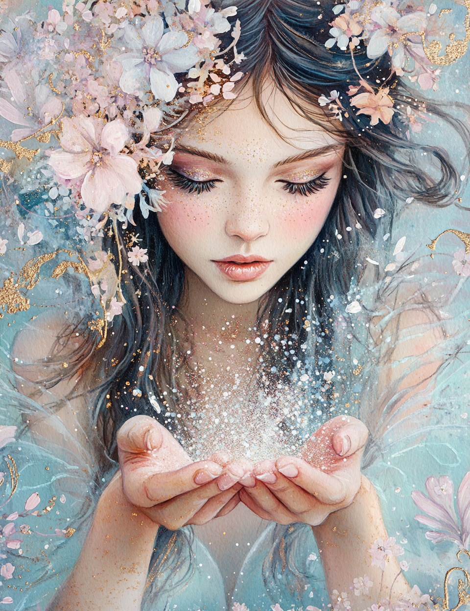 Midjourney V 6.1 Prompts for Land of Unicorns Junk Journal Pages