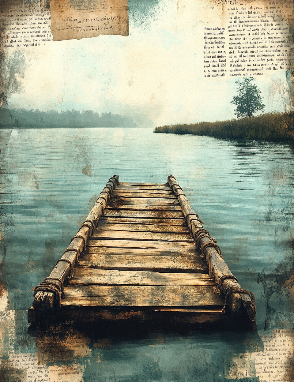 Midjourney V 6.1 Prompts for Letters of Castaway Junk Journal