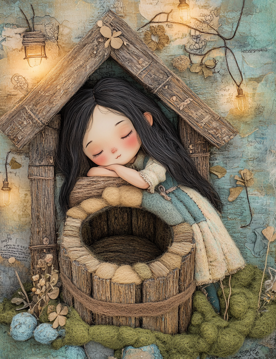 Midjourney V 6.1 Prompts for Little Prairie Storybook Life Pages