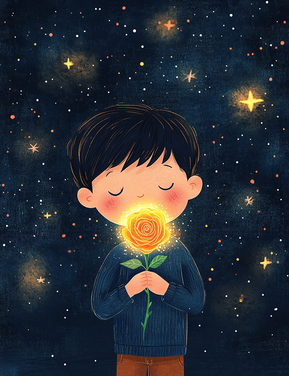 Midjourney V 6.1 Prompts for Little Prince of the Galaxies Pages