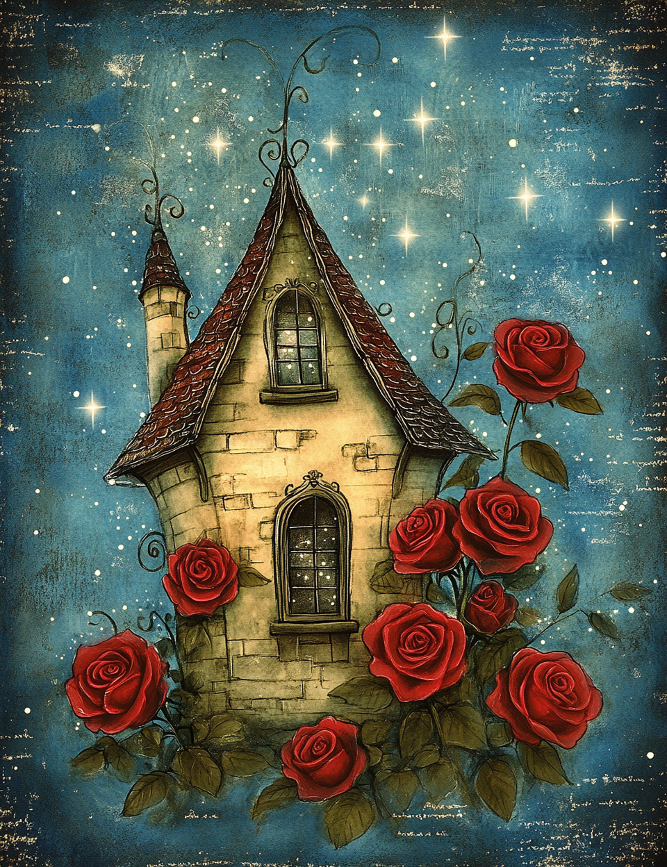 Midjourney v6 Prompts for Little Star Wanderer Junk Journal Kit