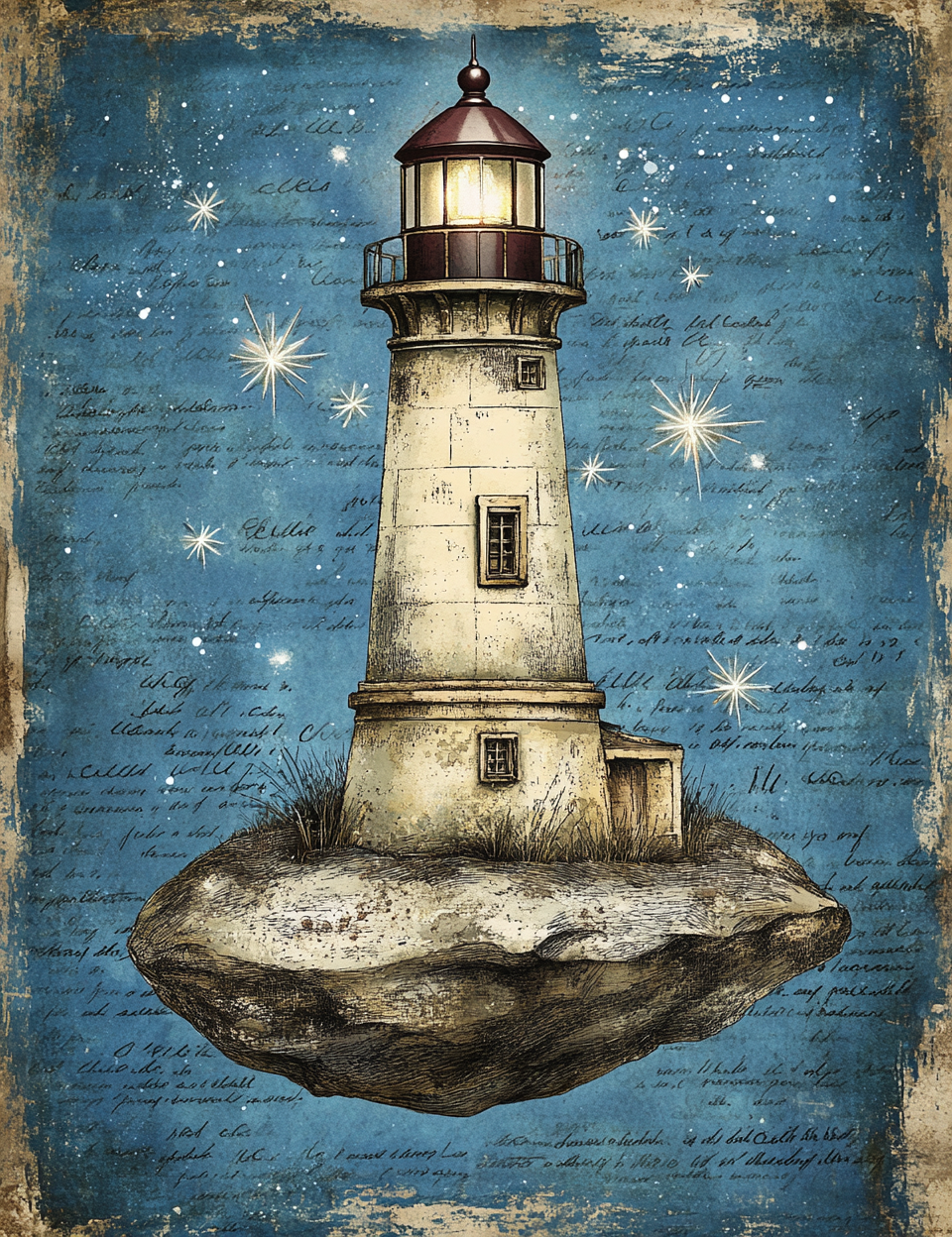 Midjourney v6 Prompts for Little Star Wanderer Junk Journal Kit
