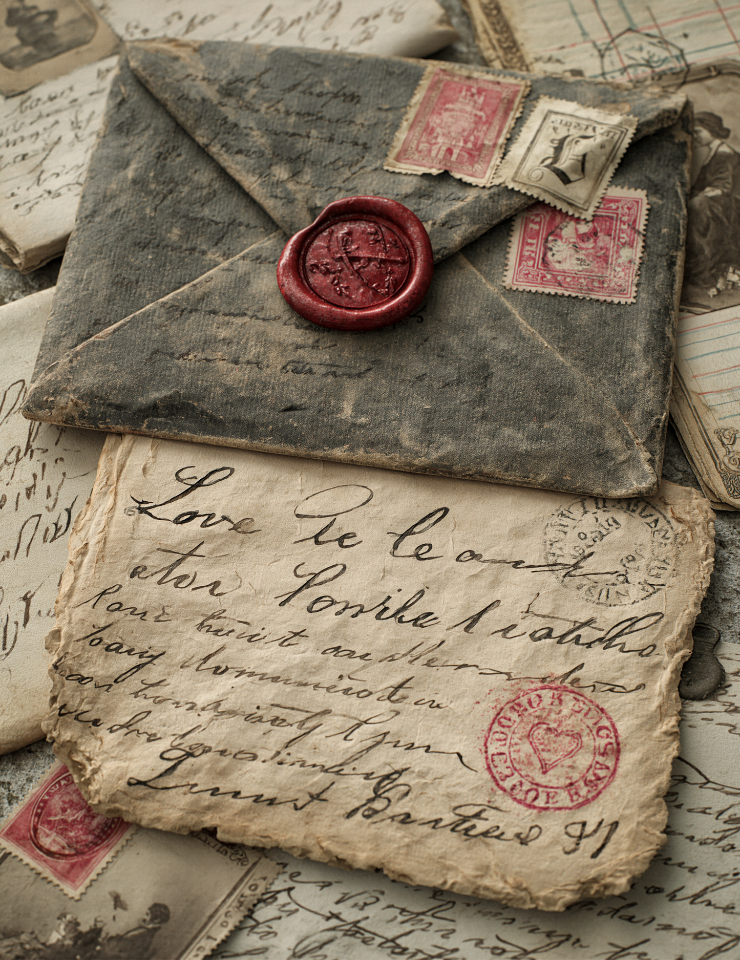 Midjourney V 8.1 Prompts for Love Letters in War Time Napoleon Inspired Pages