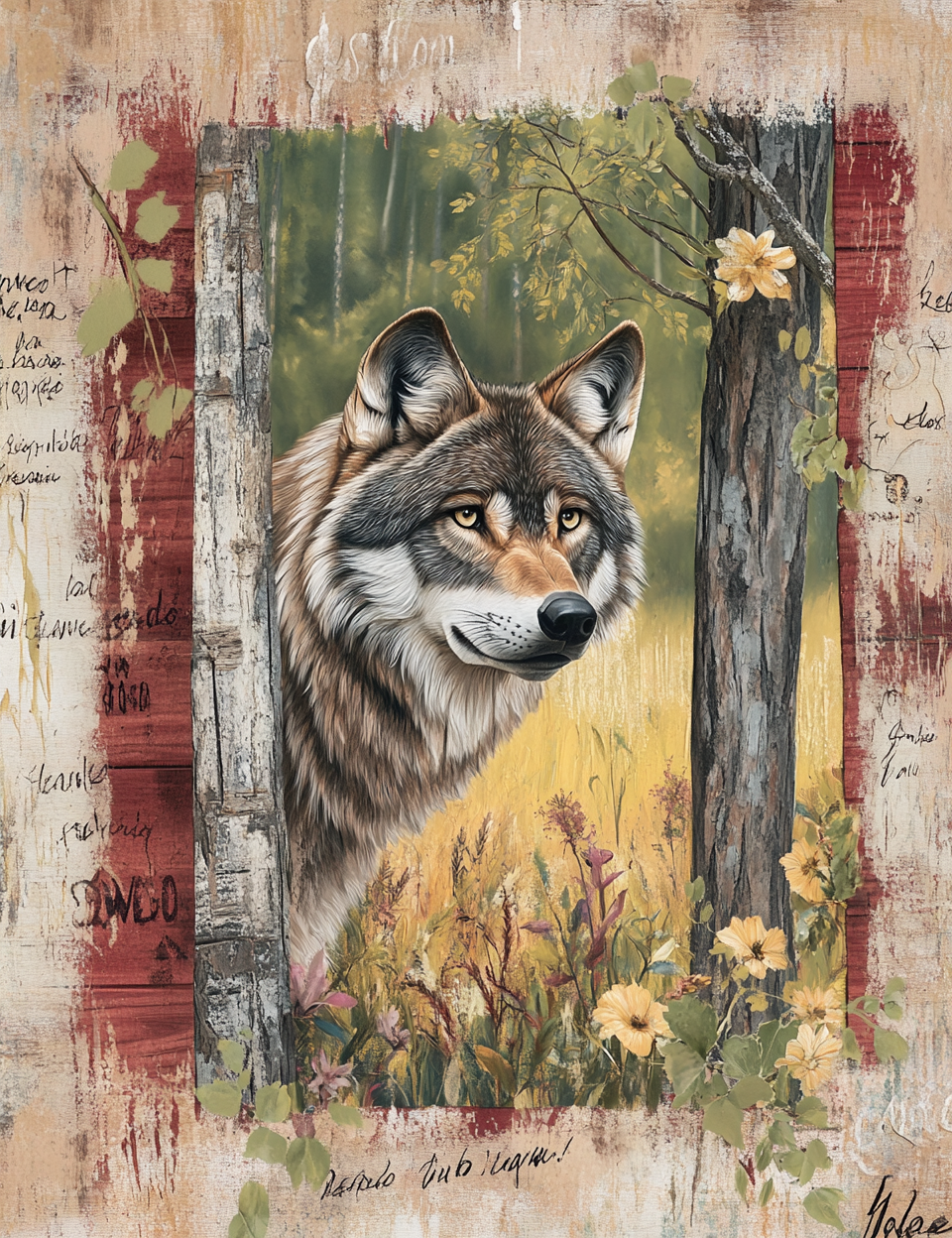 Midjourney V 6.1 Prompts for Lumberjack Farm Life Style Pages