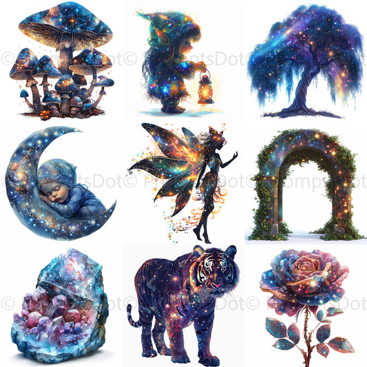 Midjourney Prompts For Magical Fairy Garden Clipart