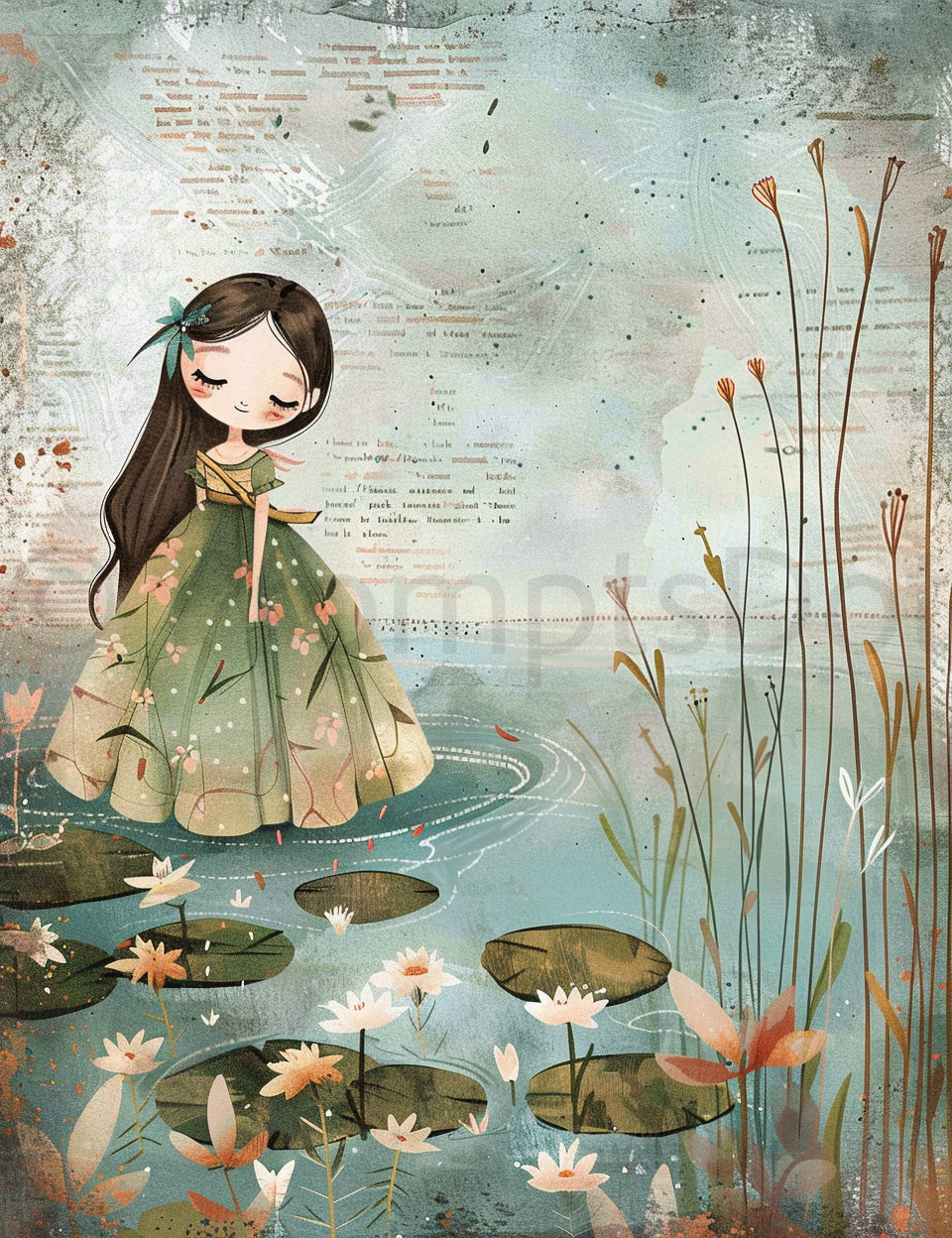 princess frog Midjourney Prompts For Magical Fairy Pond Ephemera