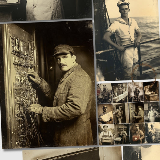 Midjourney V 6.1 Prompts for Masculine Professions for Men Pages