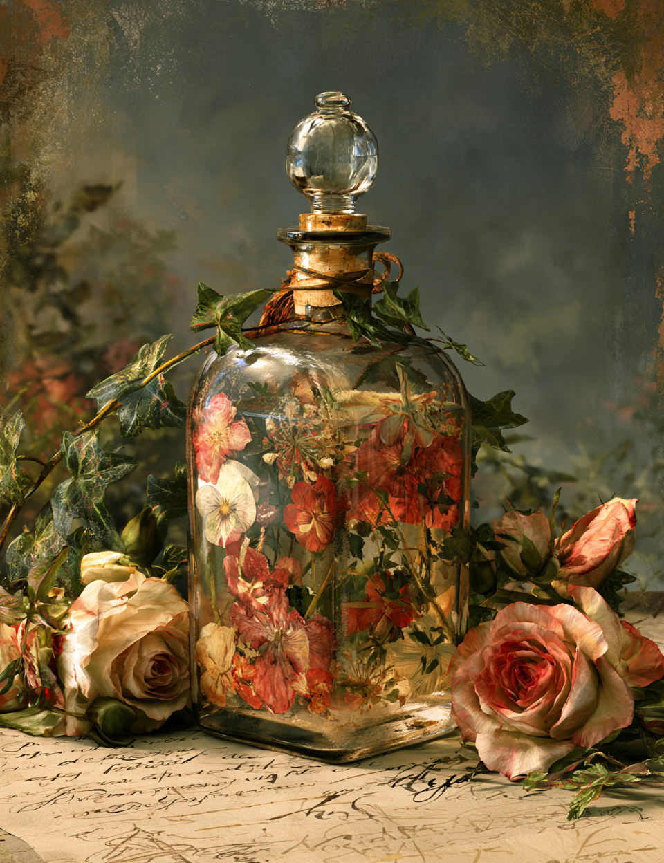 Midjourney V 8.2 Prompts for Medieval Fragrance Workshop Printable Pages