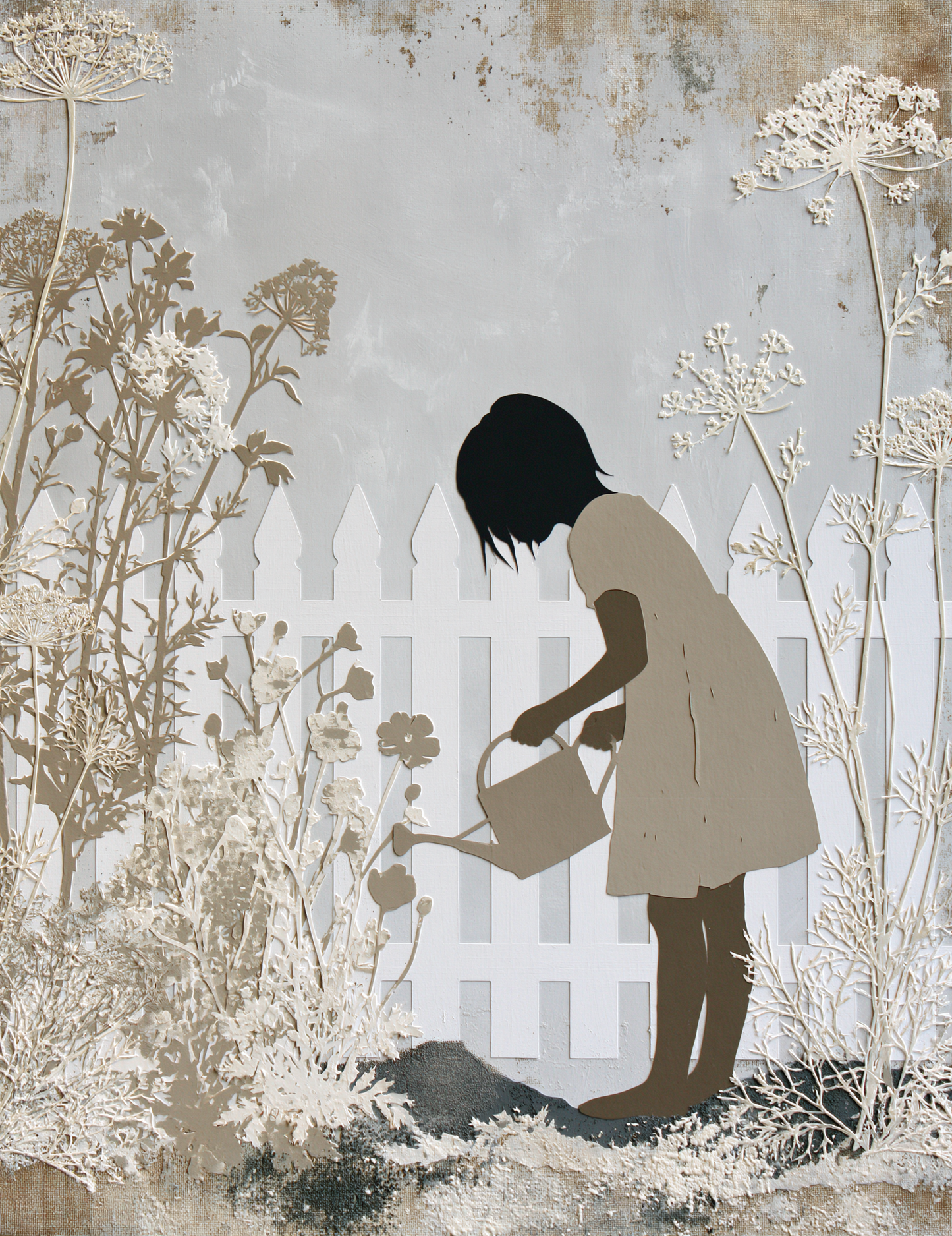 Midjourney V 8.1 Prompts for Minimalist Shabby Chic Garden Pages