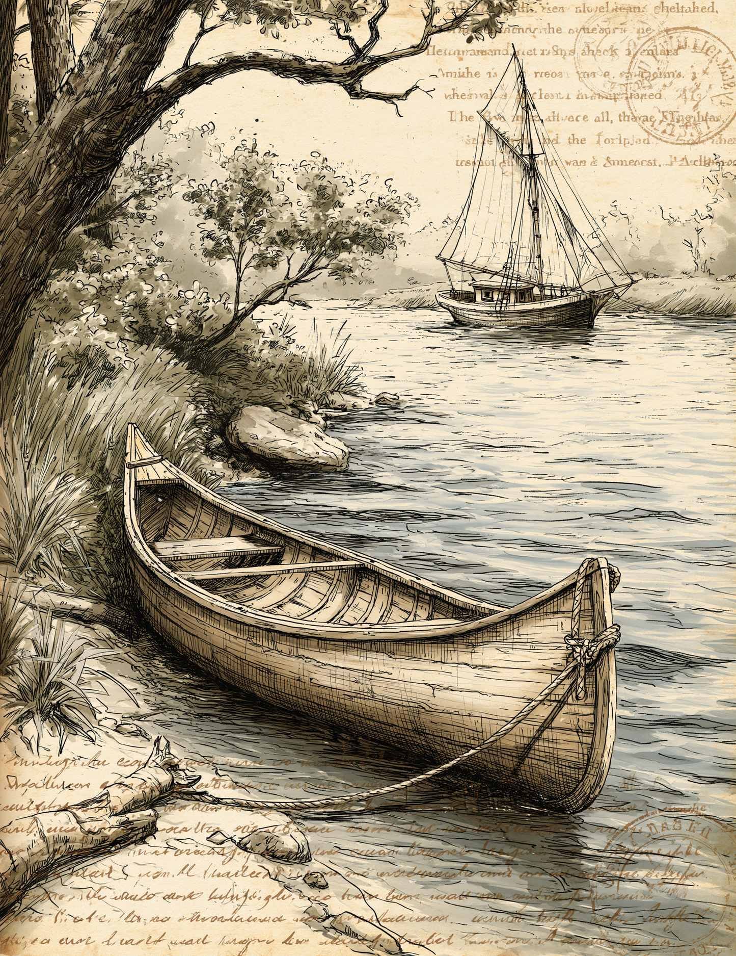 Midjourney V 8.1 Prompts for Mississippi River Boy Inspired Pages
