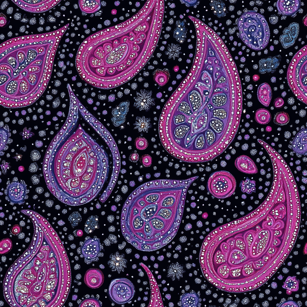 paisleys seamless pattern