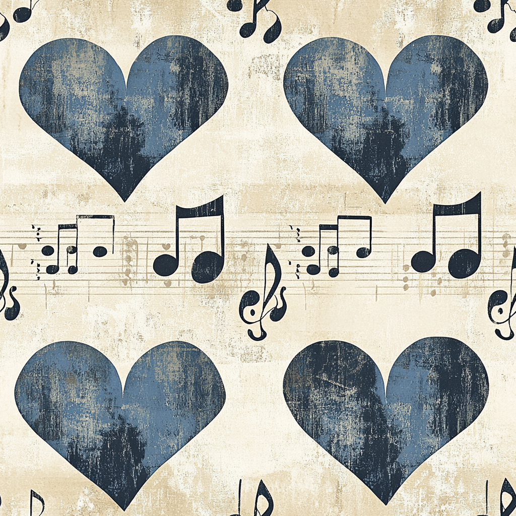 Hearst Midjourney Prompts For Musical Sheets Abstract Seamless Papers