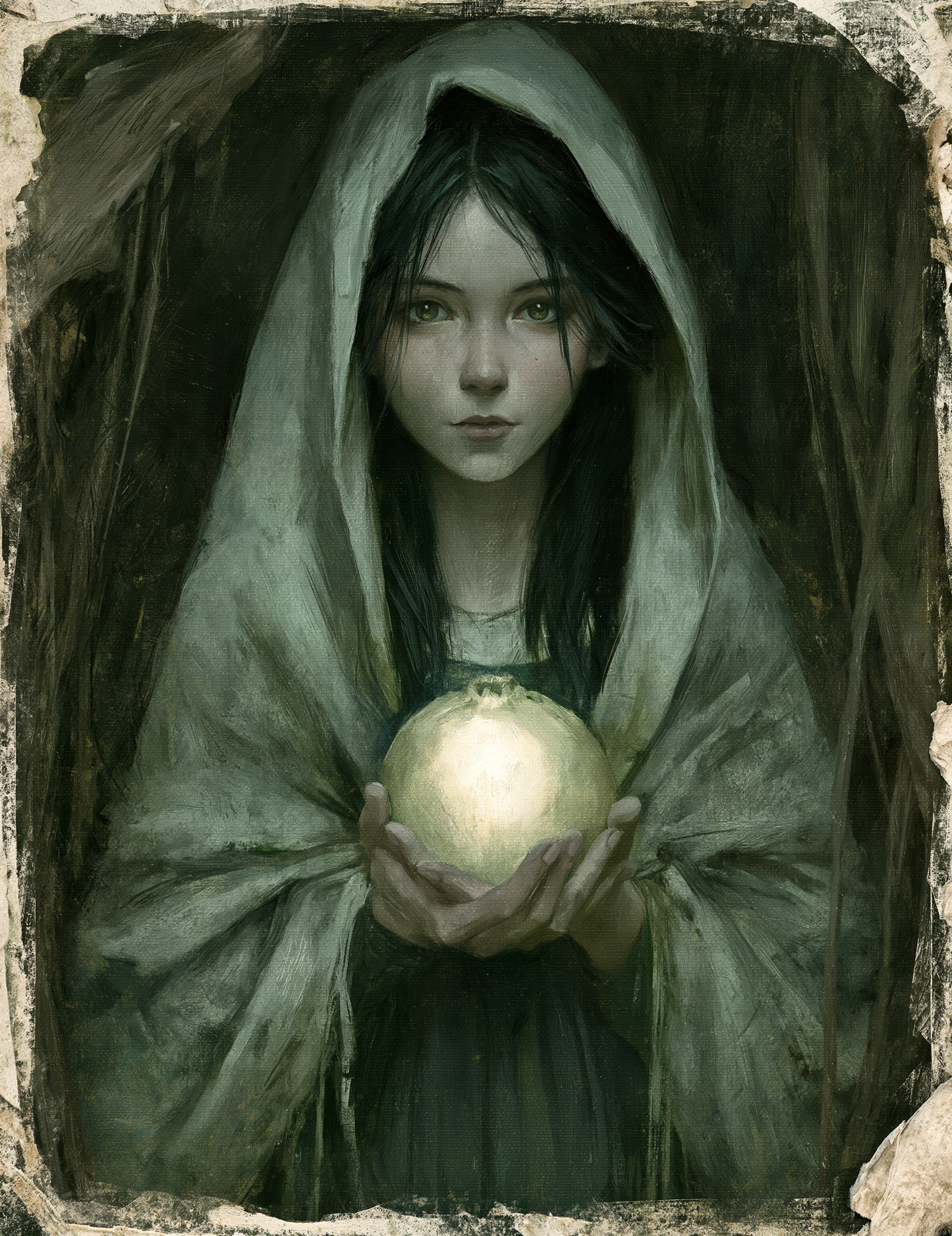 Midjourney V 8.1 Prompts for Mysterious Orchard Printable Pages