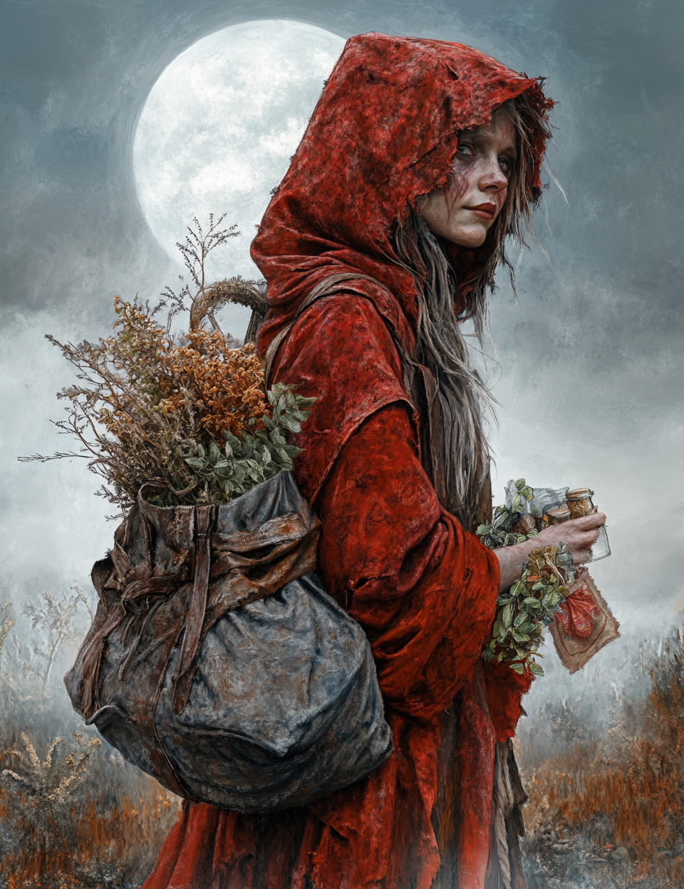 Midjourney v6 Prompts for Mystic Moon Occult Scrapbook Kit
